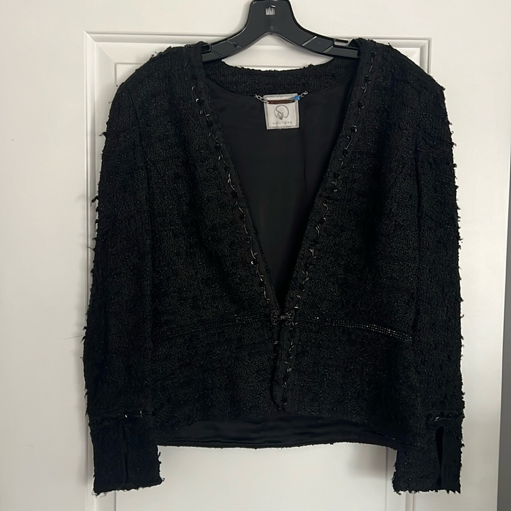 St. John Couture Black Jacket